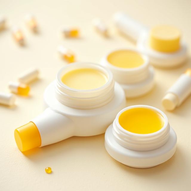 Bálsamos labiales naturales con aceites vegetales